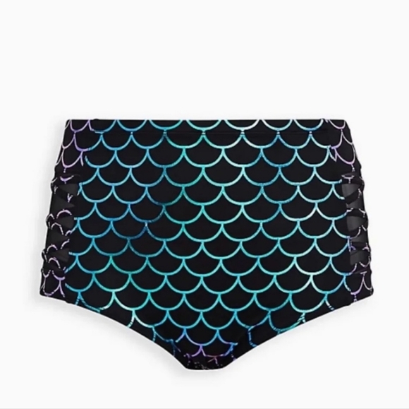 NEW Torrid Mermaid Bikini Top & Bottom Swim Set 6X - Picture 4 of 9